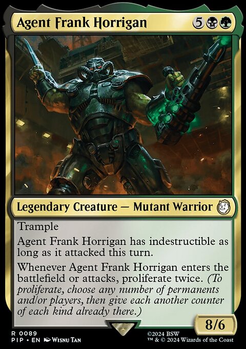 Agent Frank Horrigan, Fallout #89, Magic: The Gathering card