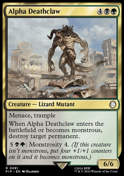 Alpha Deathclaw, Fallout #91, Magic: The Gathering card