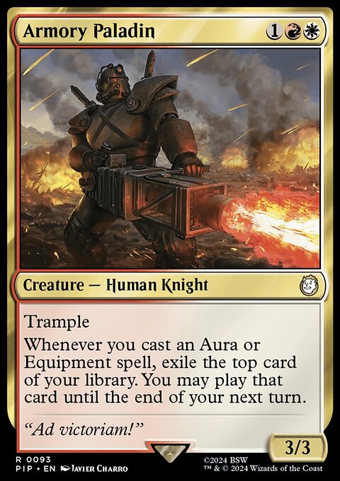 Armory Paladin, Fallout #93, Magic: The Gathering card