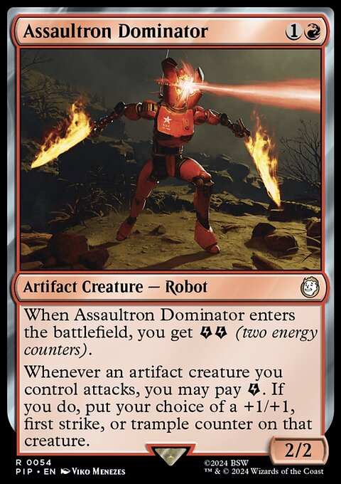 Assaultron Dominator, Fallout #54, Magic: The Gathering card