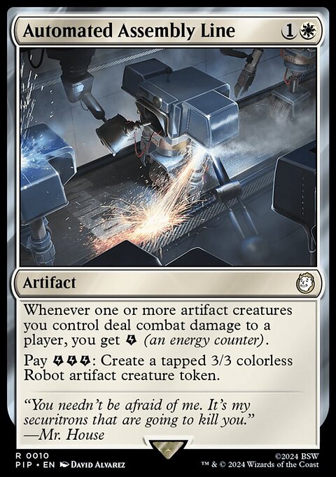 Automated Assembly Line, Fallout #10, Magic: The Gathering card
