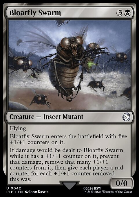 Bloatfly Swarm, Fallout #42, Magic: The Gathering card