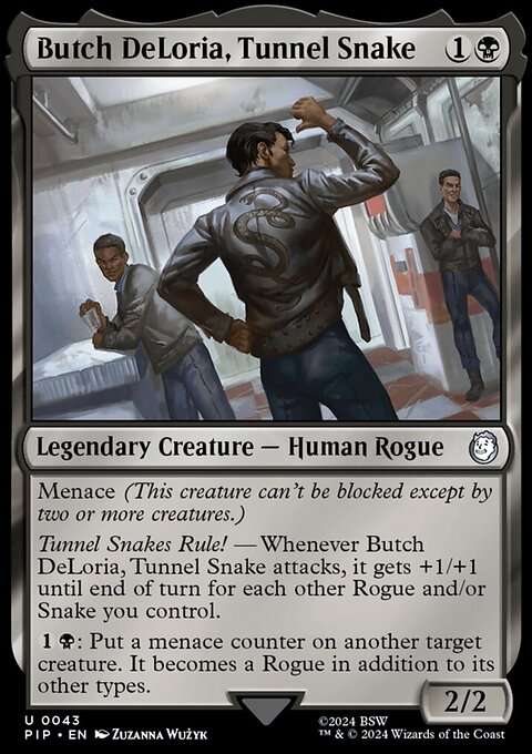 Butch DeLoria, Tunnel Snake, Fallout #43, Magic: The Gathering card