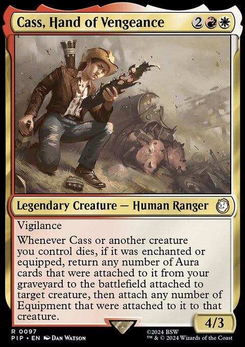 Cass, Hand of Vengeance, Fallout #97, Magic: The Gathering card