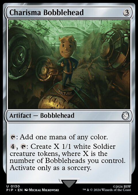 Charisma Bobblehead, Fallout #130, Magic: The Gathering card
