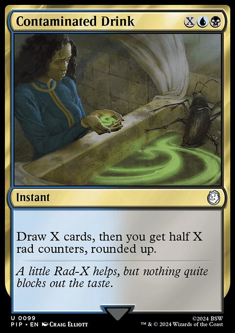 Contaminated Drink, Fallout #99, Magic: The Gathering card