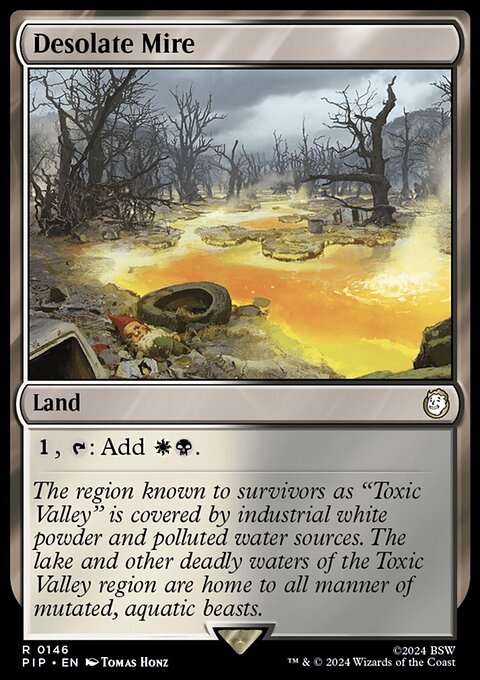 Desolate Mire, Fallout #146, Magic: The Gathering card