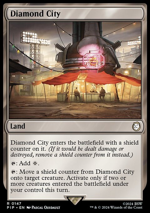 Diamond City, Fallout #147, Magic: The Gathering card