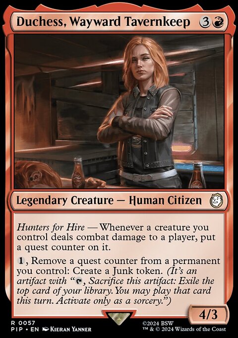 Duchess, Wayward Tavernkeep, Fallout #57, Magic: The Gathering card