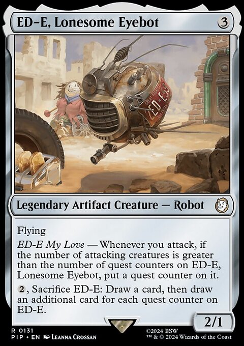 ED-E, Lonesome Eyebot, Fallout #131, Magic: The Gathering card