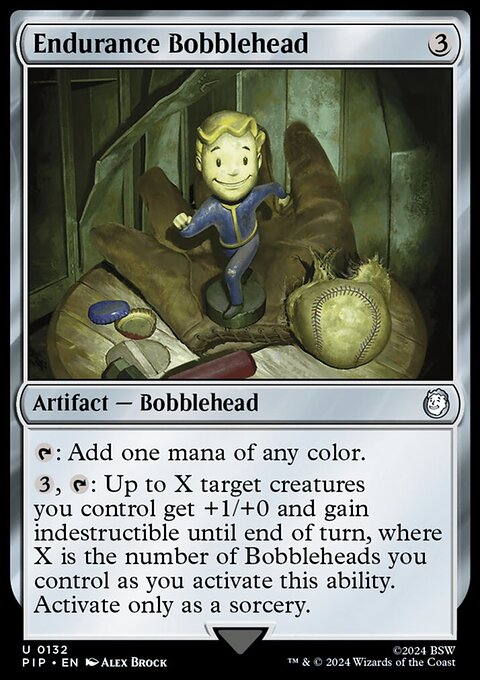 Endurance Bobblehead, Fallout #132, Magic: The Gathering card