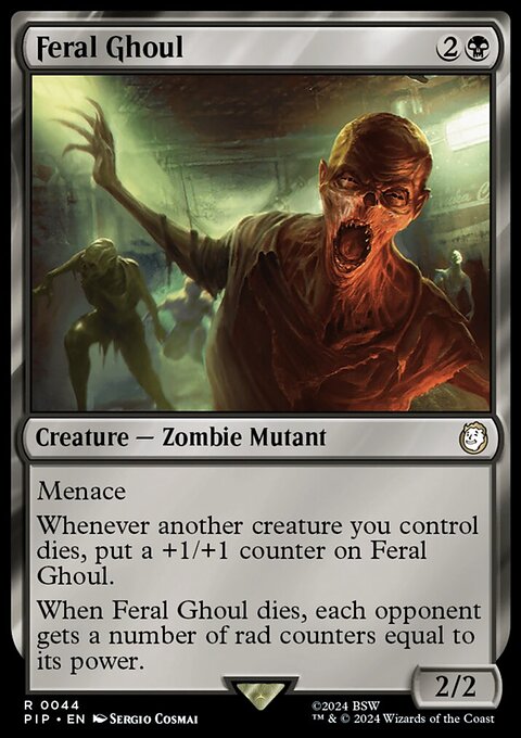 Feral Ghoul, Fallout #44, Magic: The Gathering card