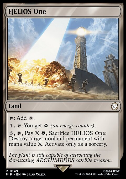 HELIOS One, Fallout #149, Magic: The Gathering card