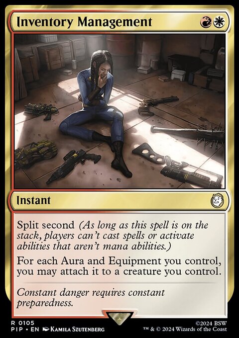 Inventory Management, Fallout #105, Magic: The Gathering card