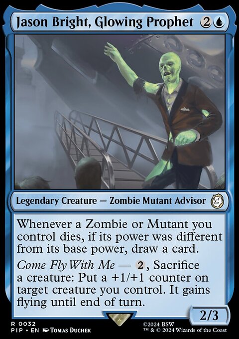 Jason Bright, Glowing Prophet, Fallout #32, Magic: The Gathering card