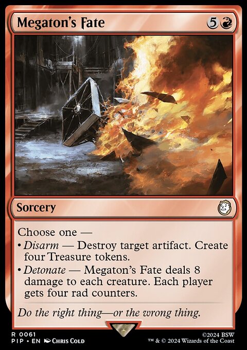 Megaton's Fate, Fallout #61, Magic: The Gathering card