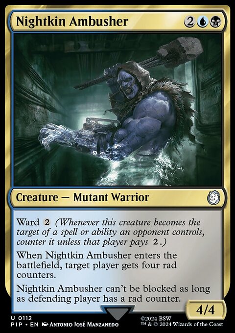 Nightkin Ambusher, Fallout #112, Magic: The Gathering card
