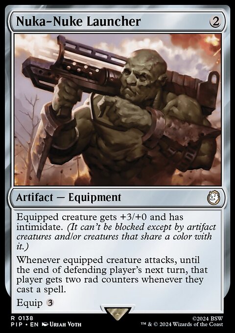 Nuka-Nuke Launcher, Fallout #138, Magic: The Gathering card