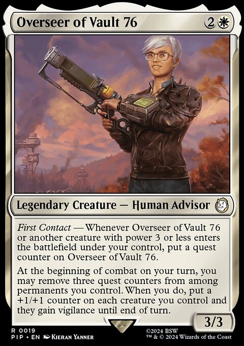Overseer of Vault 76, Fallout #19, Magic: The Gathering card