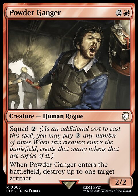 Powder Ganger, Fallout #65, Magic: The Gathering card