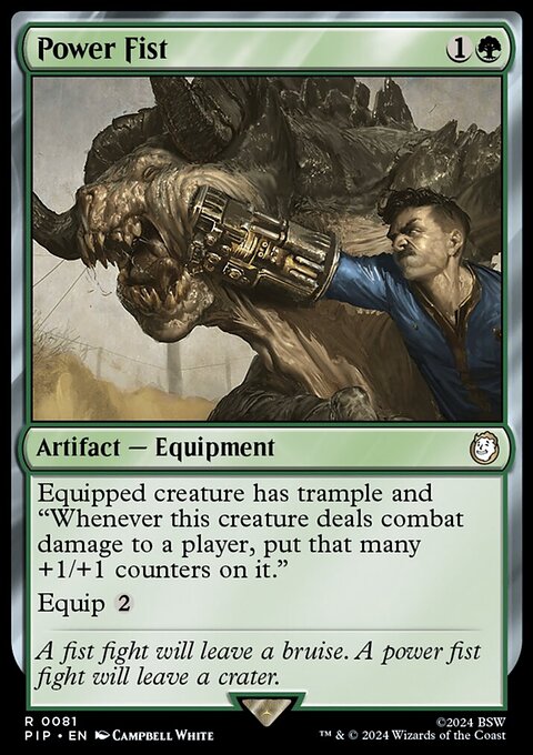 Power Fist, Fallout #81, Magic: The Gathering card