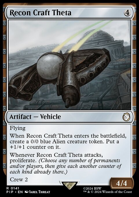 Recon Craft Theta, Fallout #141, Magic: The Gathering card