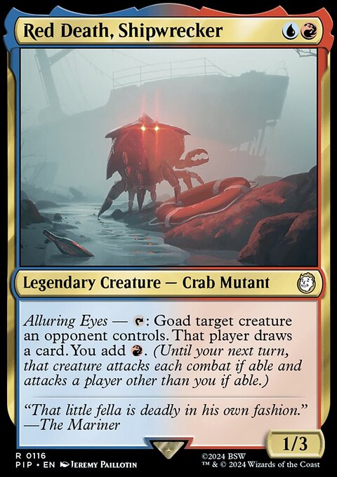 Red Death, Shipwrecker, Fallout #116, Magic: The Gathering card