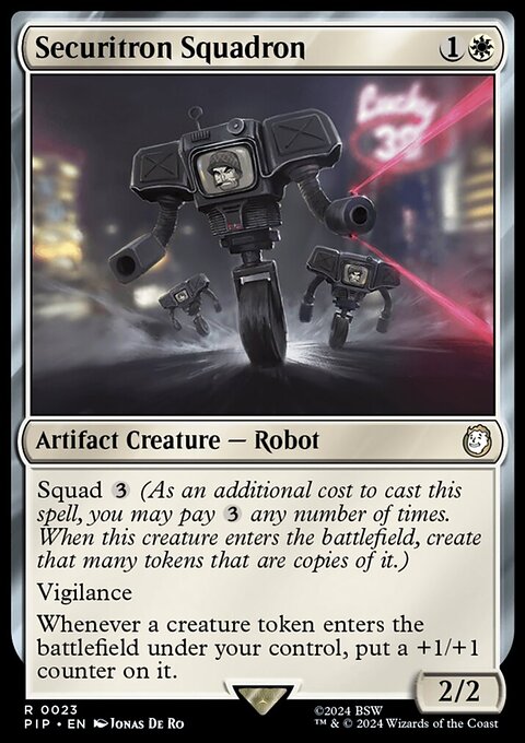 Securitron Squadron, Fallout #23, Magic: The Gathering card