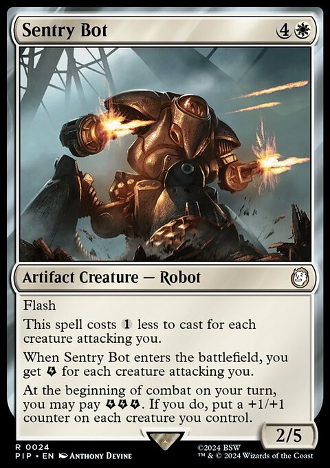 Sentry Bot, Fallout #24, Magic: The Gathering card