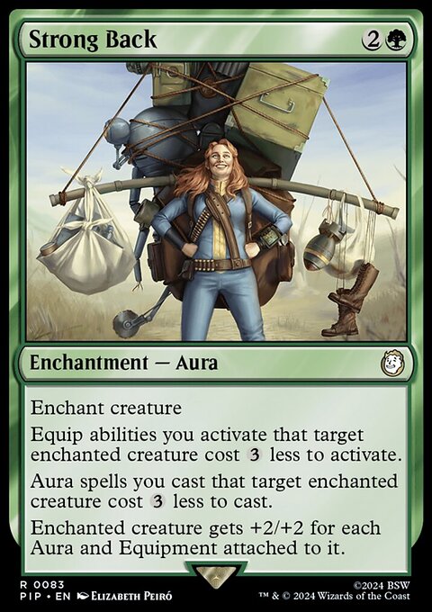 Strong Back, Fallout #83, Magic: The Gathering card
