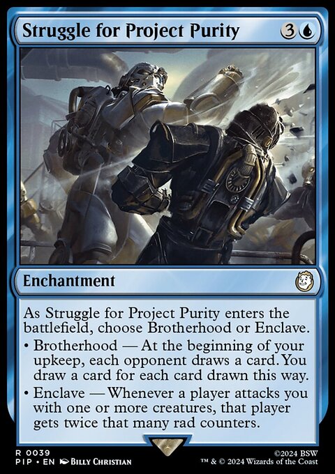 Struggle for Project Purity, Fallout #39, Magic: The Gathering card