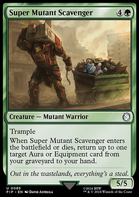 Super Mutant Scavenger, Fallout #85, Magic: The Gathering card