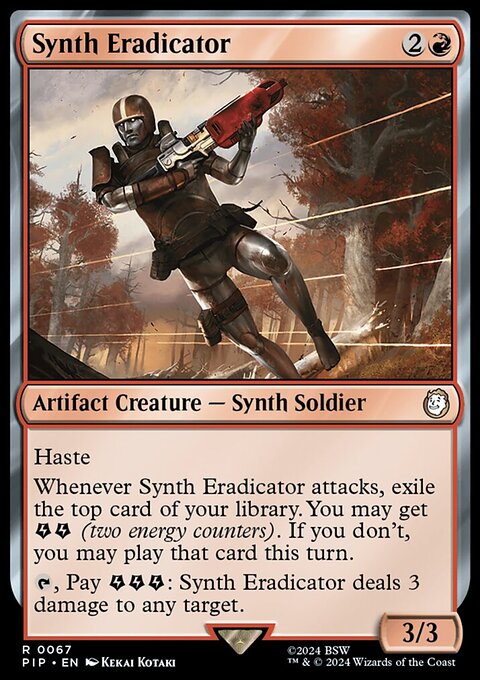 Synth Eradicator, Fallout #67, Magic: The Gathering card