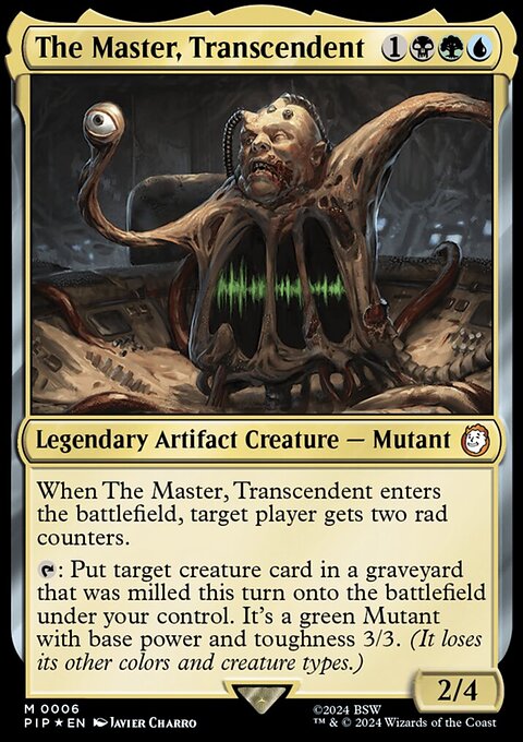 The Master, Transcendent, Fallout #6, Magic: The Gathering card