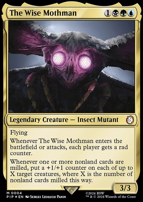 The Wise Mothman, Fallout #4, Magic: The Gathering card