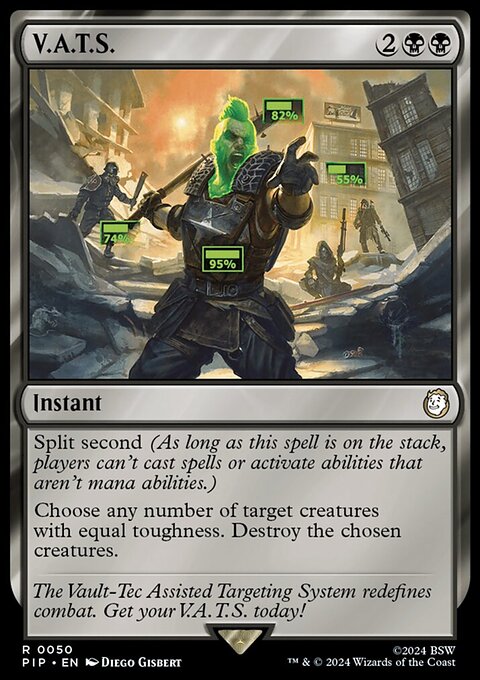 V.A.T.S., Fallout #50, Magic: The Gathering card