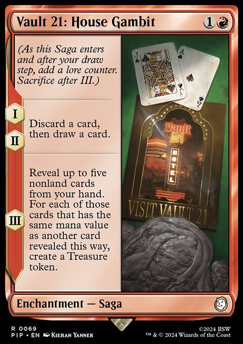 Vault 21: House Gambit, Fallout #69, Magic: The Gathering card