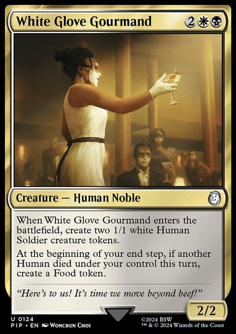 White Glove Gourmand, Fallout #124, Magic: The Gathering card