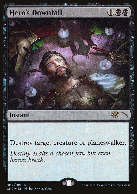 Hero's Downfall, Fate Reforged Clash Pack #2, Magic: The Gathering card