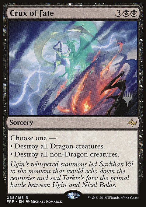 Crux of Fate, Fate Reforged Promos #65p, Magic: The Gathering card