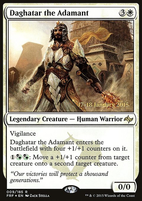 Daghatar the Adamant, Fate Reforged Promos #9s, Magic: The Gathering card