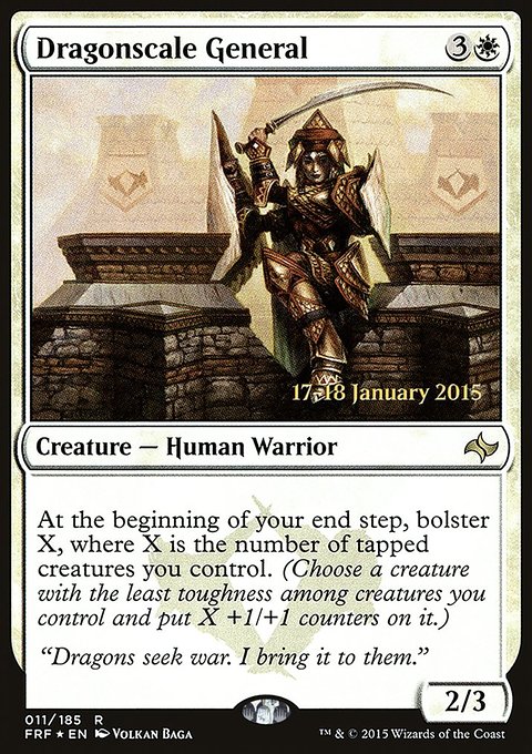 Dragonscale General, Fate Reforged Promos #11s, Magic: The Gathering card