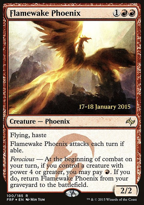 Flamewake Phoenix, Fate Reforged Promos #100s, Magic: The Gathering card