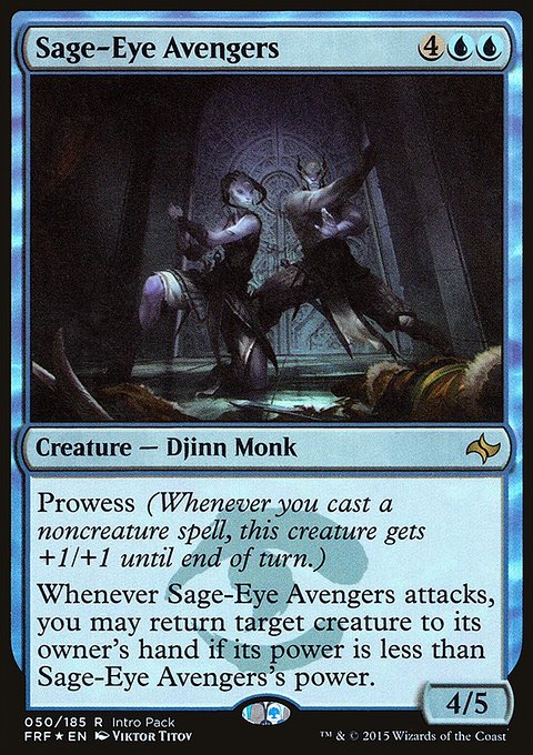 Sage-Eye Avengers, Fate Reforged Promos #50, Magic: The Gathering card