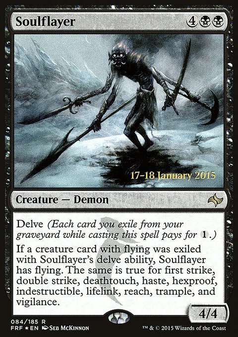 Soulflayer, Fate Reforged Promos #84s, Magic: The Gathering card