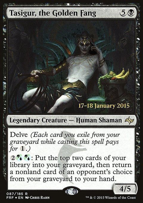 Tasigur, the Golden Fang, Fate Reforged Promos #87s, Magic: The Gathering card