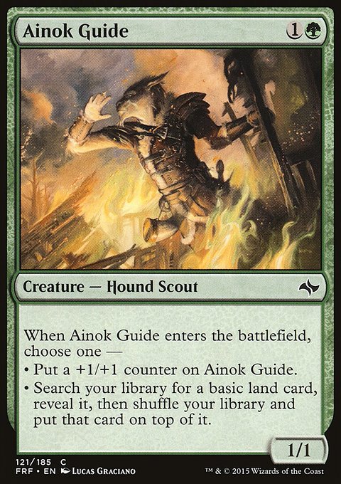 Ainok Guide, Fate Reforged #121, Magic: The Gathering card