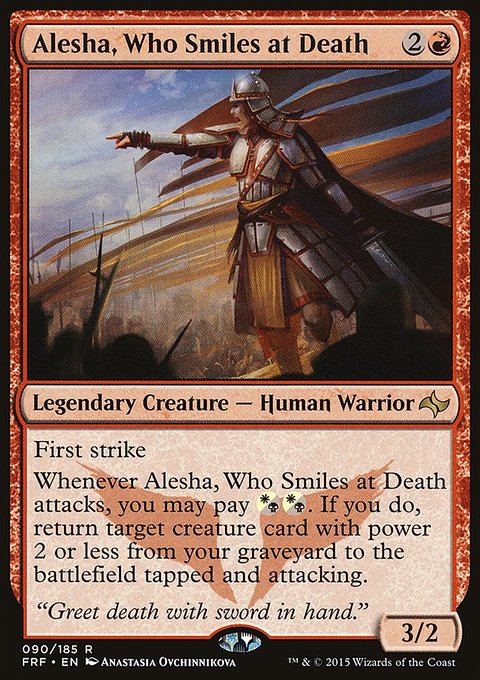 Alesha, Who Smiles at Death, Fate Reforged #90, Magic: The Gathering card