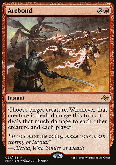 Arcbond, Fate Reforged #91, Magic: The Gathering card