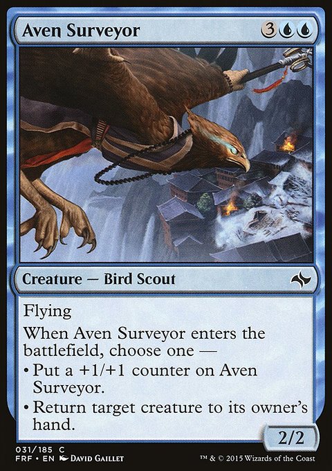 Aven Surveyor, Fate Reforged #31, Magic: The Gathering card